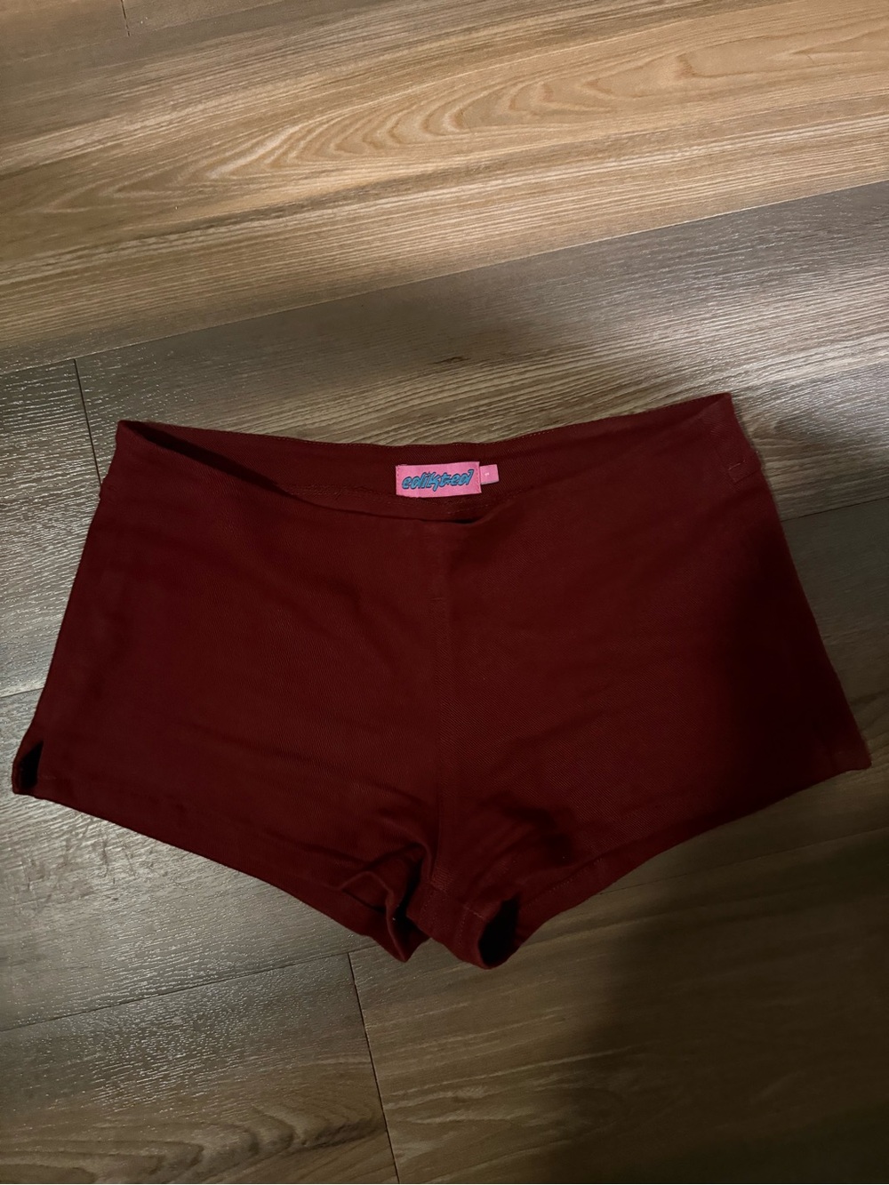 Edikted Women's Maroon Shorts